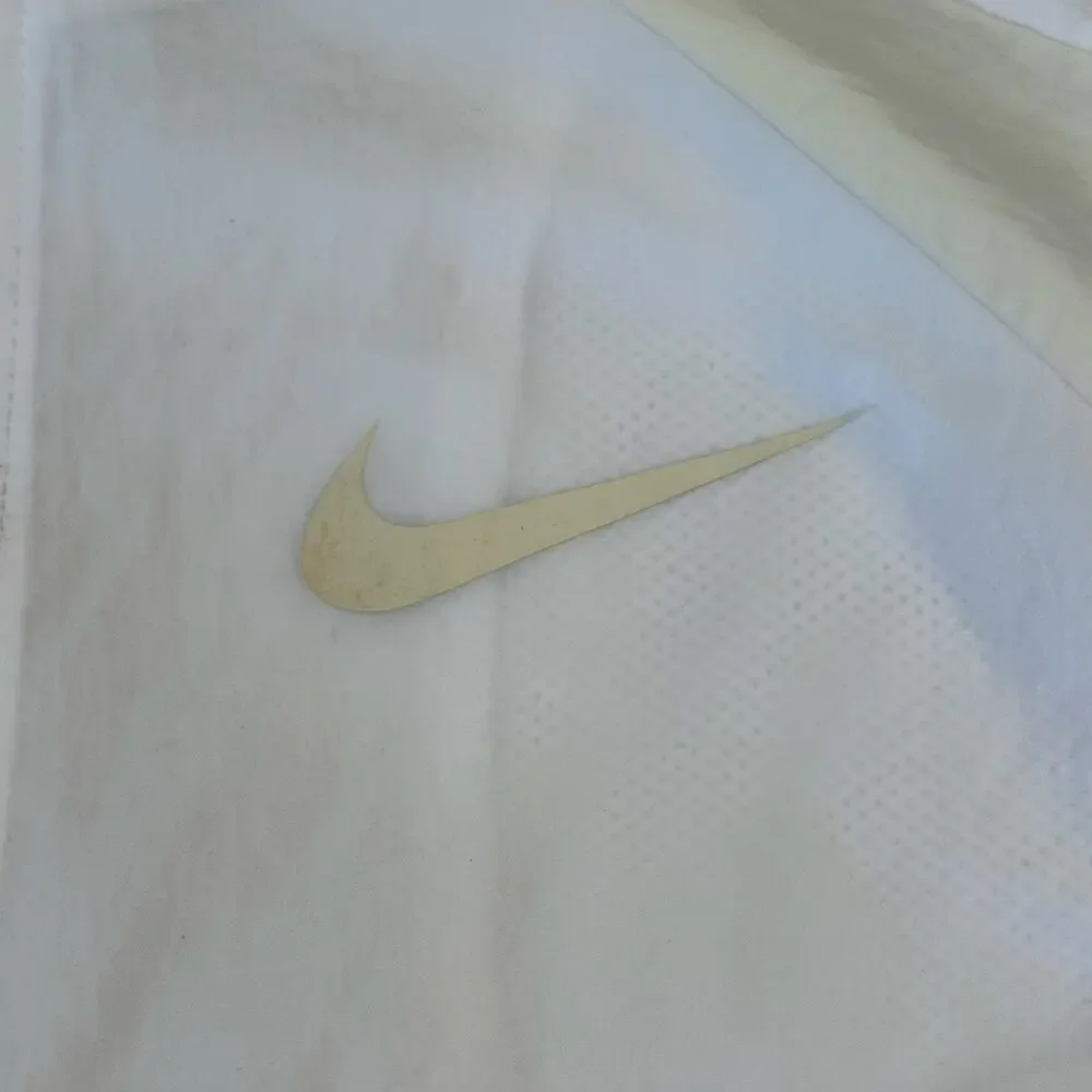 Nike Kids Crop Track Jacket Cream White Girls Youth Medium M FB1267-113